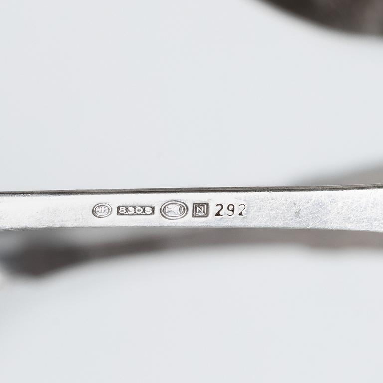 Spoons, 22 pcs, silver, Denmark, Norway, Sweden, 18th-20th century.