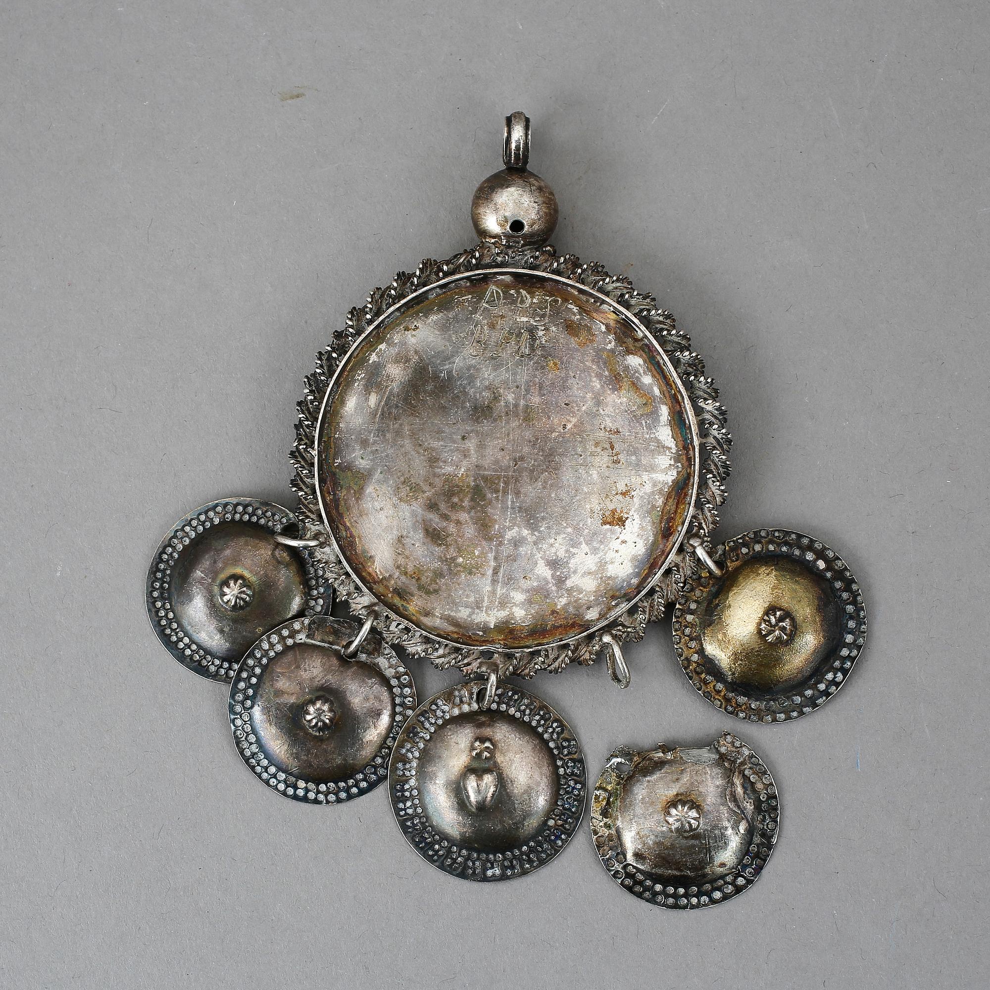 PENNINGKORS, silver, allmoge, 1700-/1800-tal.