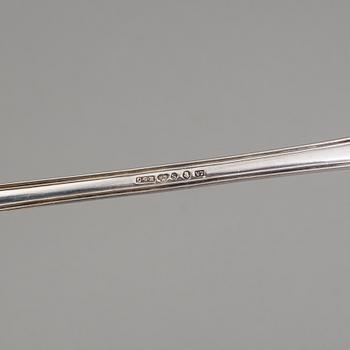 A Swedish 84 pcs silver table-service, by C. G. Hallberg, 1920's/1930's, model "Fransk Lilja (French Lilly)".