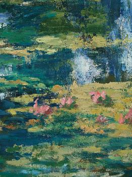 Gerhard Nordström, "Motiv från Claude Monets trädgård i Giverny".