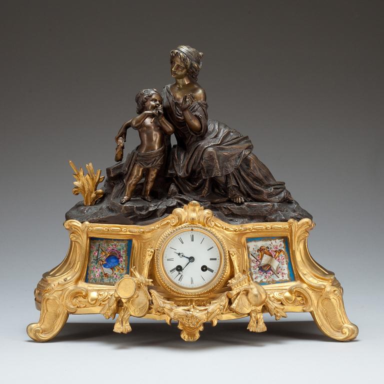 BORDSPENDYL, nyrokoko, 1800-talets andra hälft.