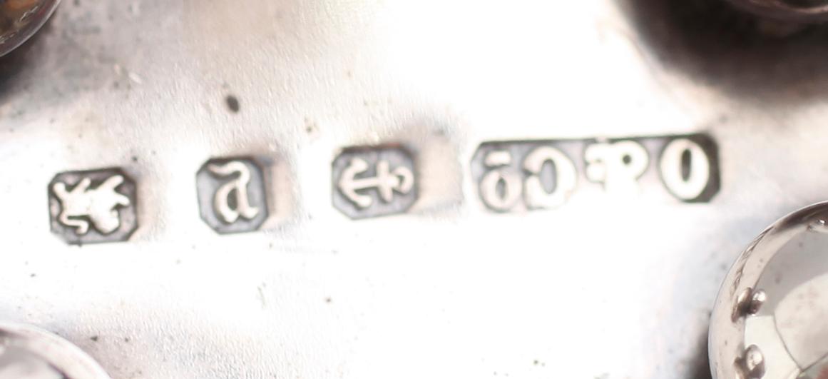 SAMLING SILVERFÖREMÅL, 5 delar, Amerika och England. Vikt ca 158 gram.