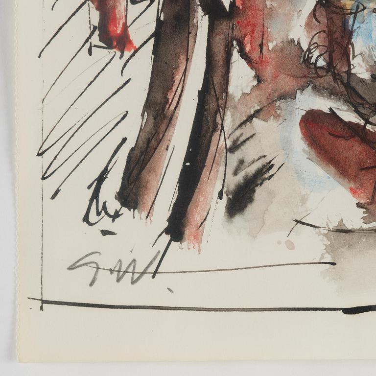 Gösta Werner, "Röd tröja".