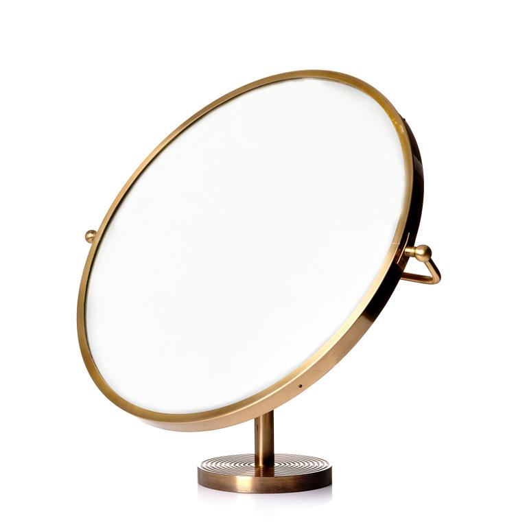 Josef Frank, Josef Frank, a brass table mirror, model '2214', Svenskt Tenn, Sweden.