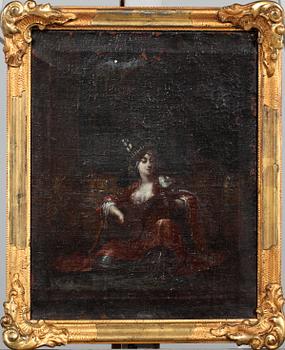 OKÄND KONSTNÄR, olja på duk, 1700-tal.