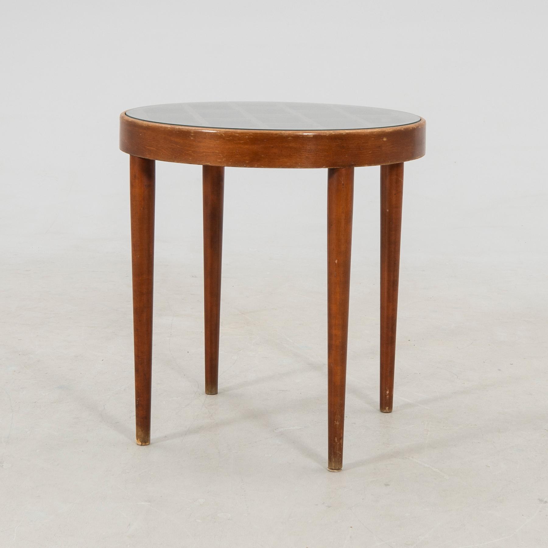 Side Table Scandinavian Modern 1940s.
