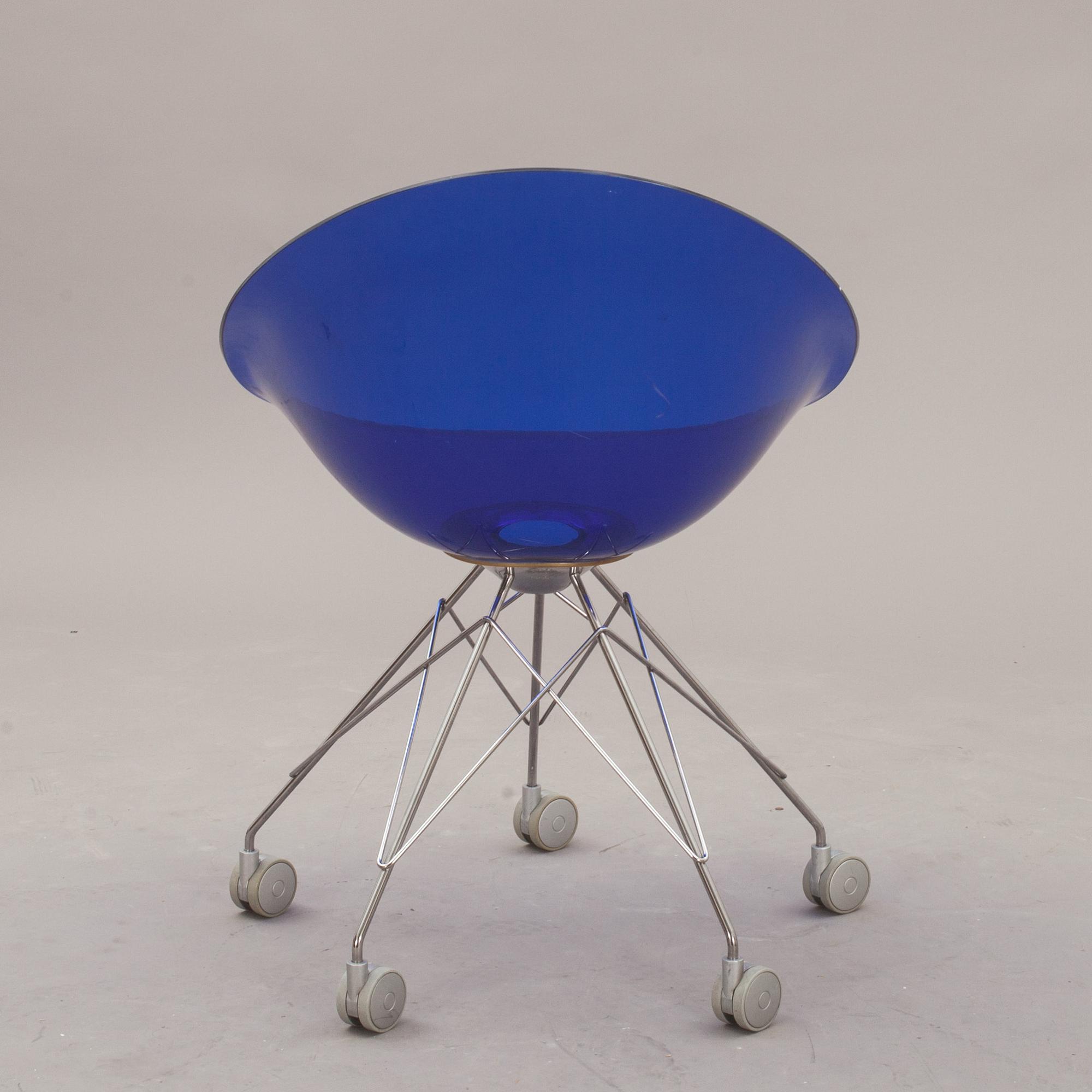 SKRIVBORDSSTOL, "Eros", Philippe Starck för Kartell, märkt.