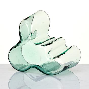 Alvar Aalto, a glass vase, model 9750, Karhula Glassworks, Finland 1937-49.