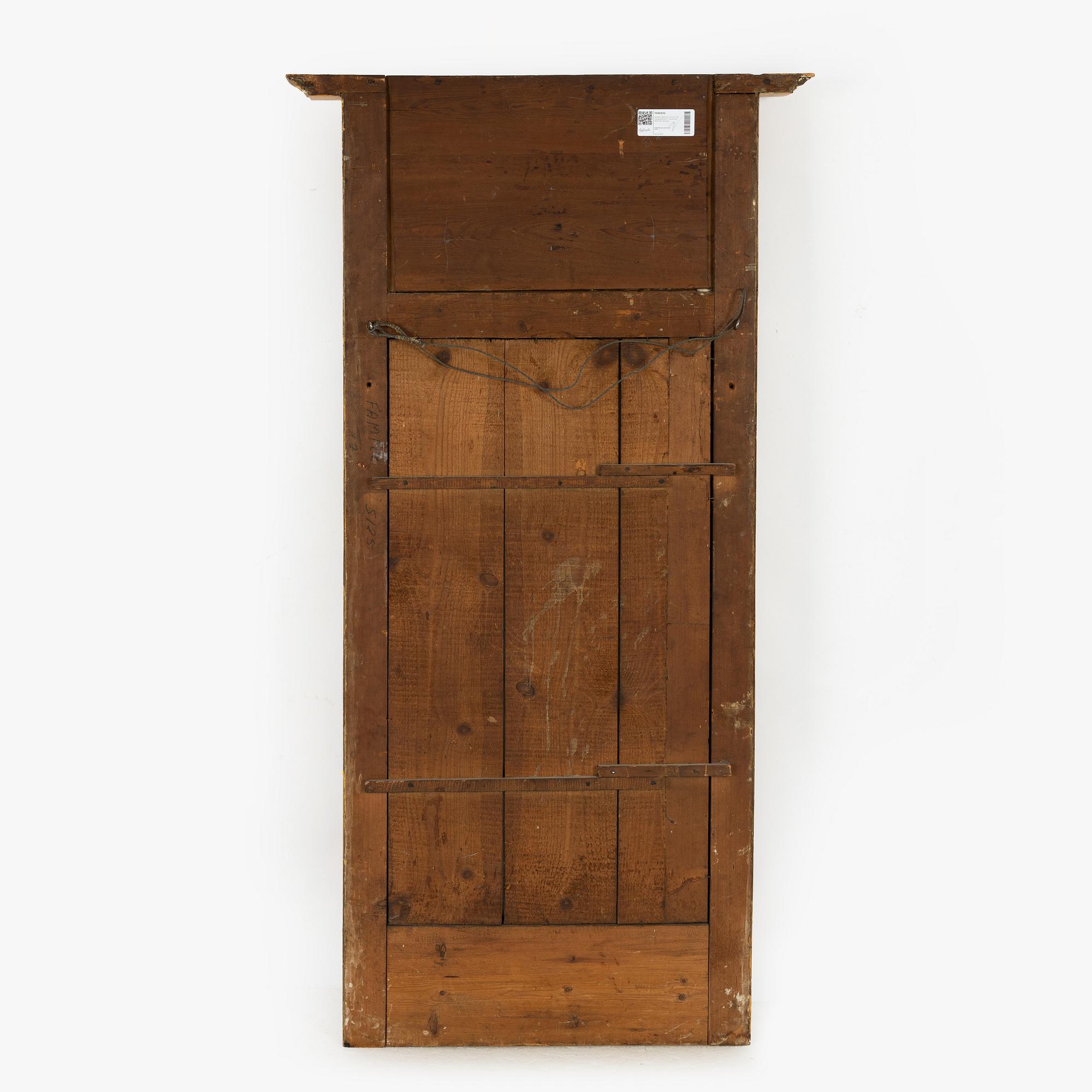 Spegel, tillskriven Jonas Frisk (spegelfabrikör i Stockholm 1805-24), Empire.