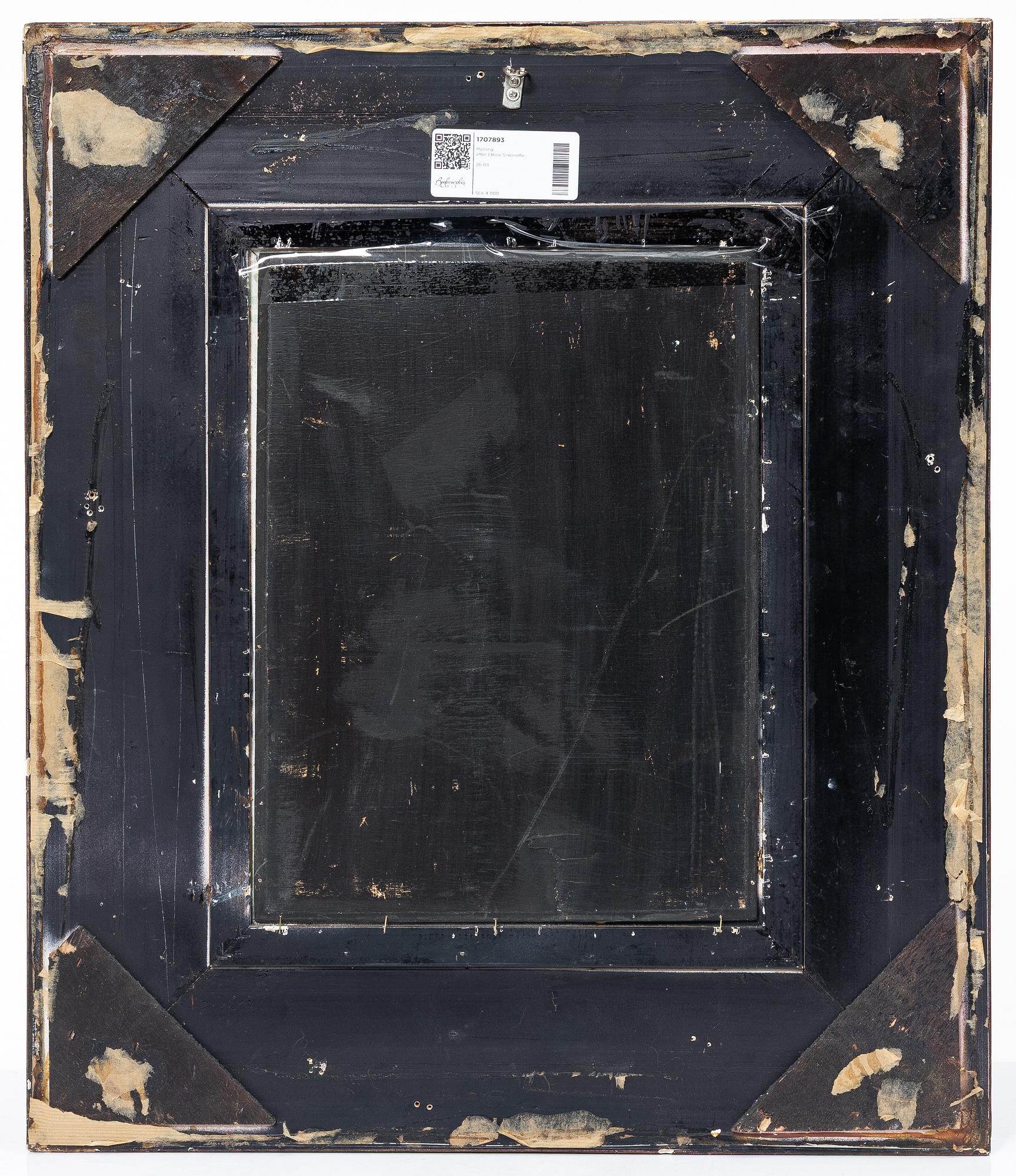 Ettore Simonetti, kopia efter, "At the Shoe Shop".