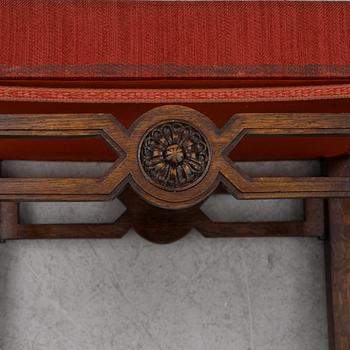 Side table, and chair as well as a stool, Swedish grace, 1920s/30s.