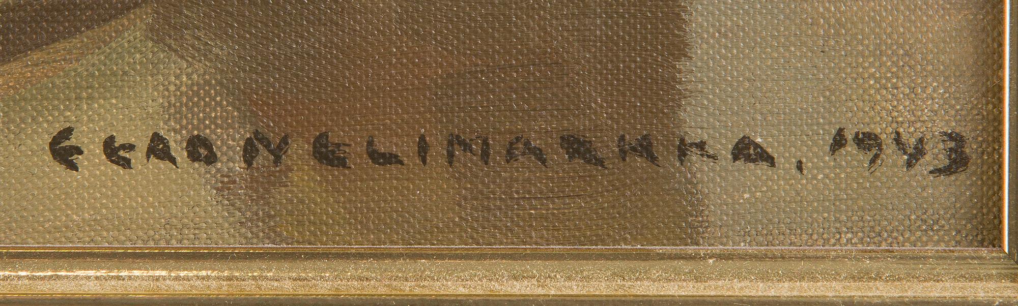 Eero Nelimarkka, Flowers in a Vase.