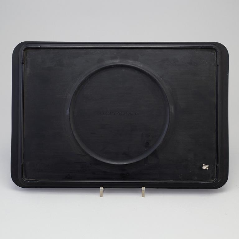 a silver and isolit tray, Perstorp, 1932.