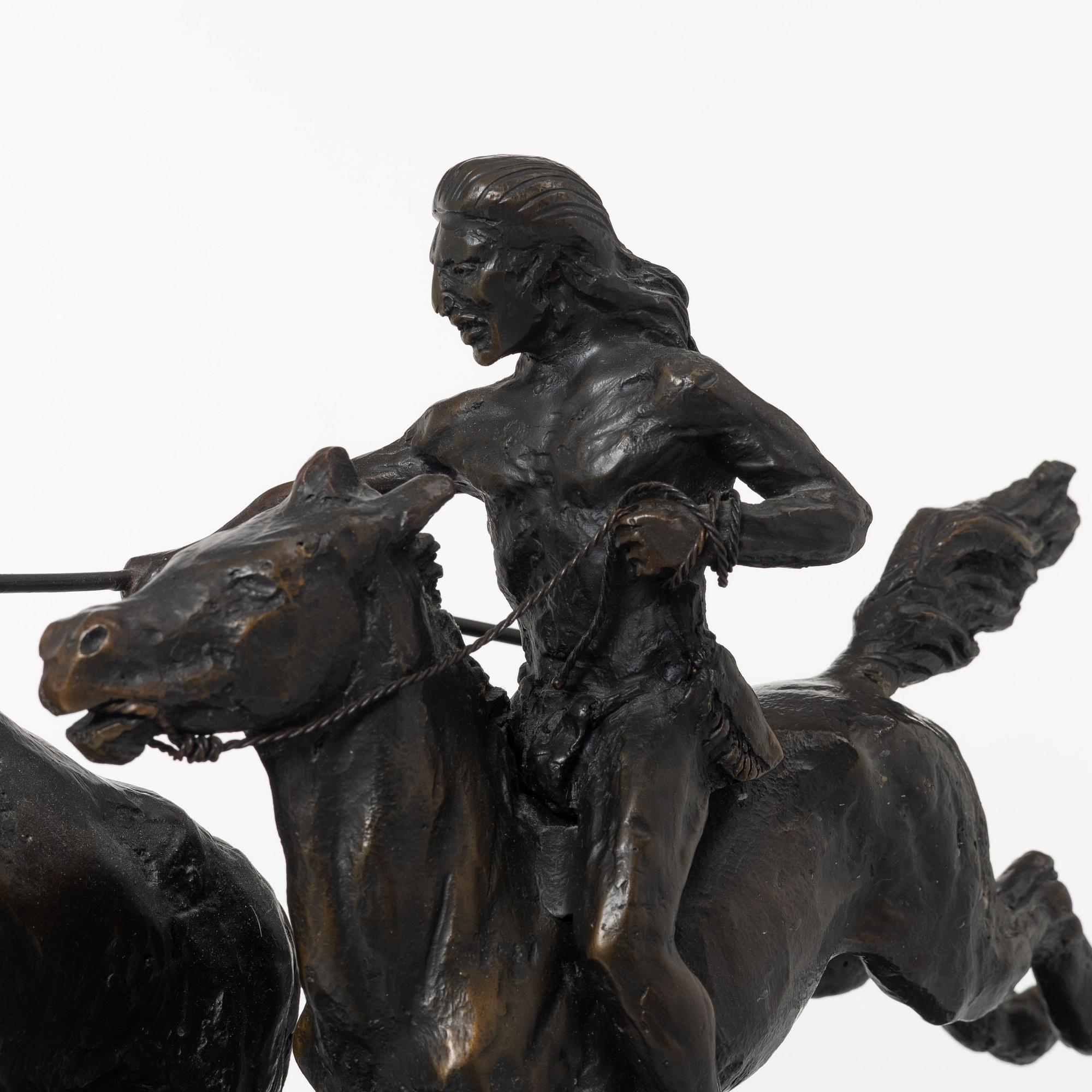 Frederic Sackrider Remington, efter. "Buffalo Hunt".