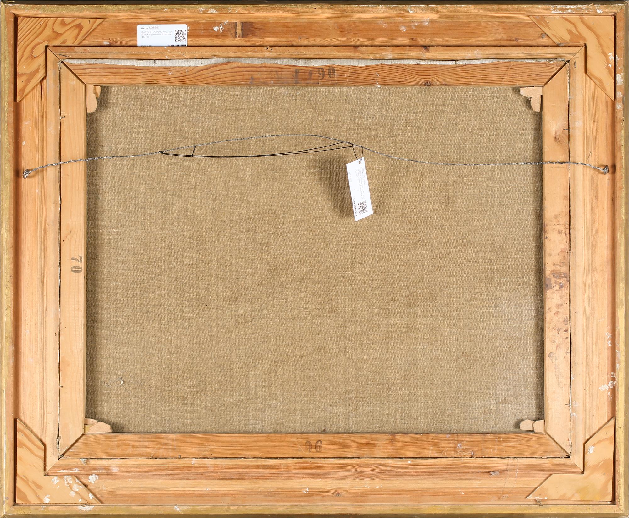 GEORG STOOPENDAAL, olja på duk, signerad och daterad -46.