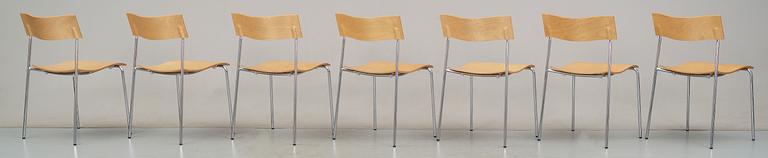 STOLAR, 7st, "Campus", Johannes Foersom o Peter Hiort för Lammhults, 2000-tal.