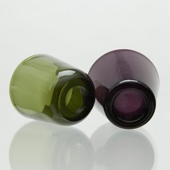KANNA, DRYCKESGLAS 4 st, SMÅ GLAS 6+4 st, Kaj Franck, 1900-talets hälft.