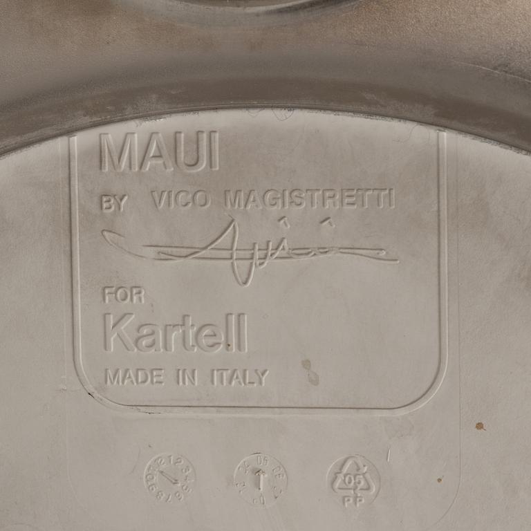 Vico Magistretti, kontorsstol, "Maui", Kartell, Italien.