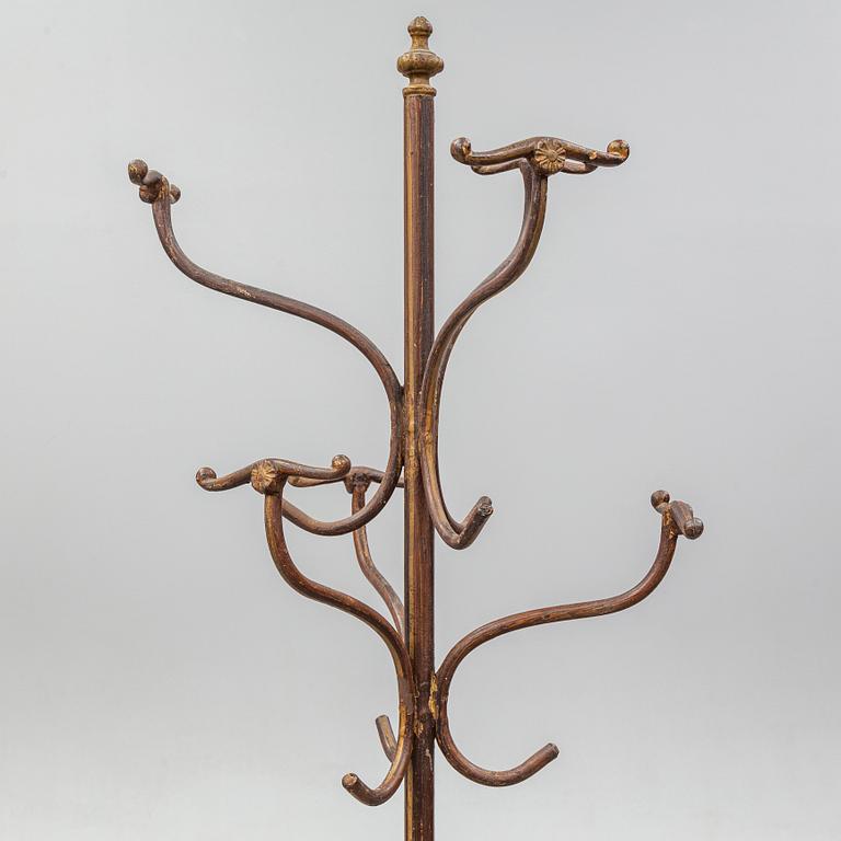 An iron clothes hanger, circa 1900.