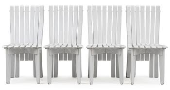 Alvar Aalto, A SET OF FOUR GARDEN CHAIRS.