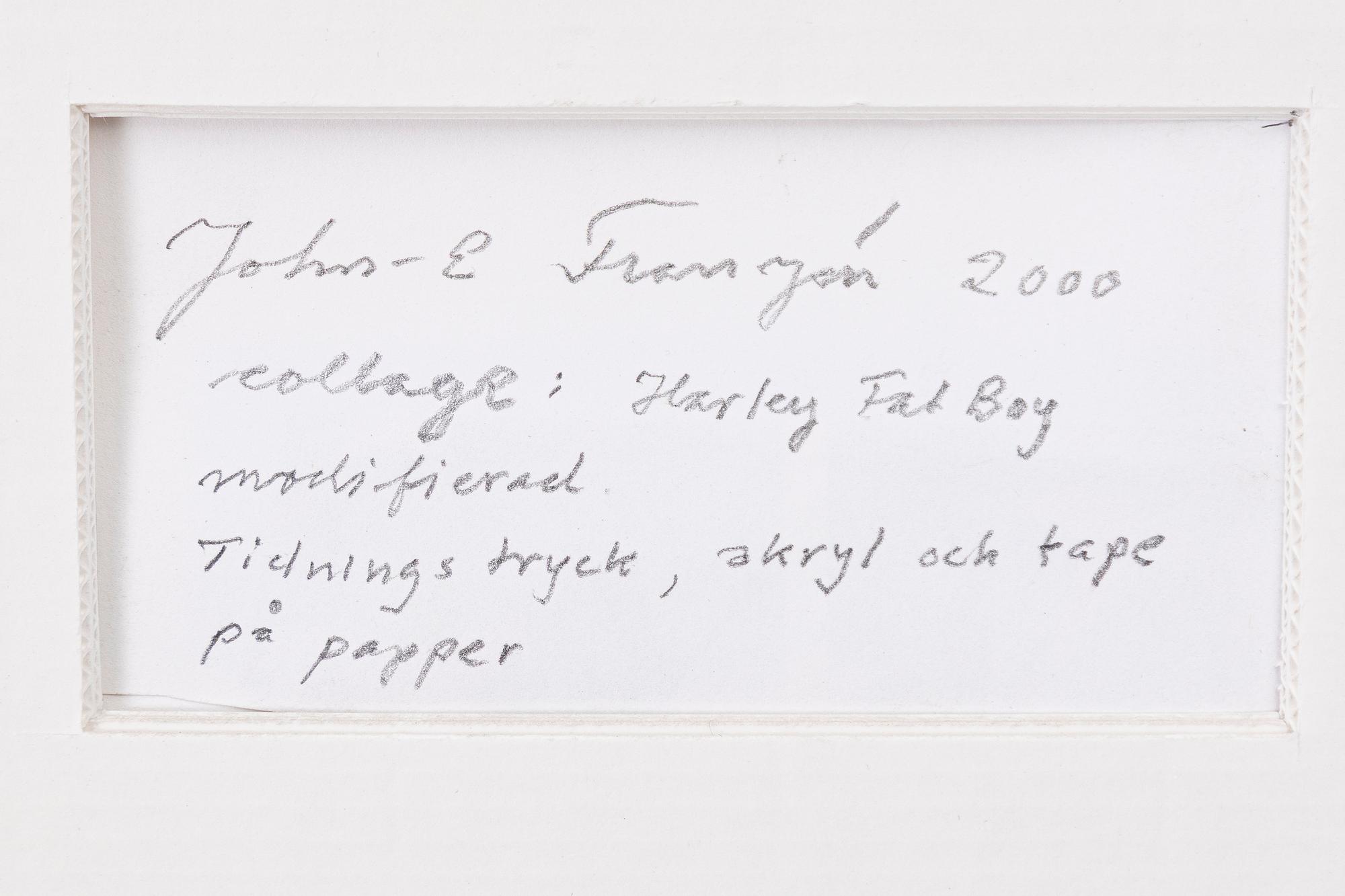 John-E Franzén, "Harley Fat Boy modifierad".