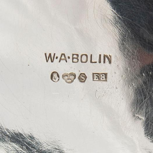 WA Bohlin vas/skål silver Stockholm 1931.