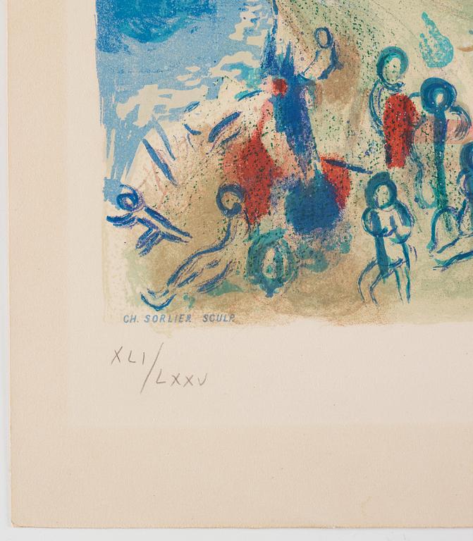 Marc Chagall Efter, "Bataille des fleurs", ur: "Nice et la Côte d'Azur".