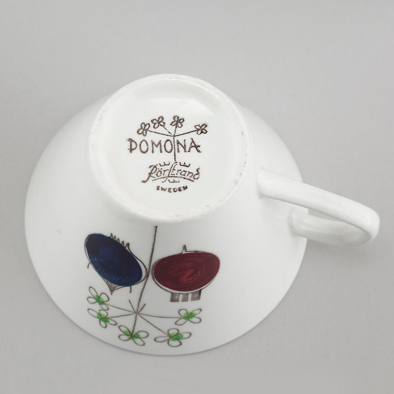 a set of tableware of 11 pcs, "Picknick" and "Pomona", Rörstrand.