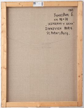 Boris Zinkevich, olja på duk, signerad och daterad 1993 a tergo.