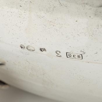 Såskanna, silver, rokokostil.