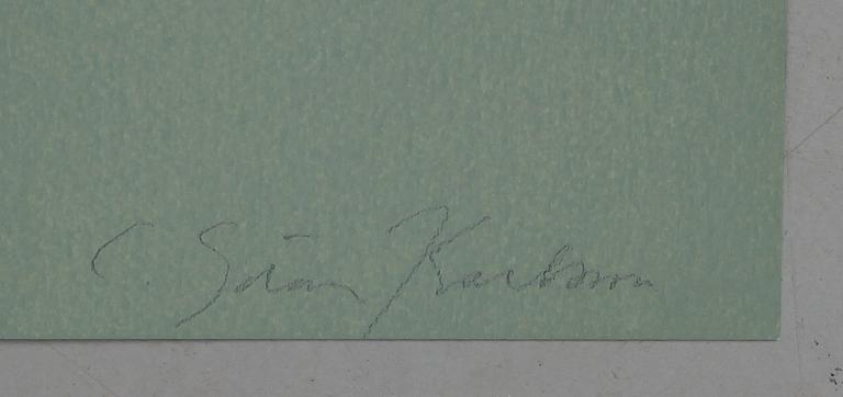 C GÖRAN KARLSSON, färglitografi, signerad, numrerad 1/200.
