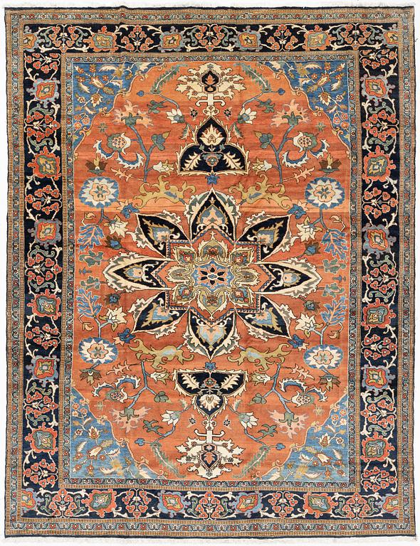 A carpet, semi-antique Heriz, ca 464 x 358 cm.