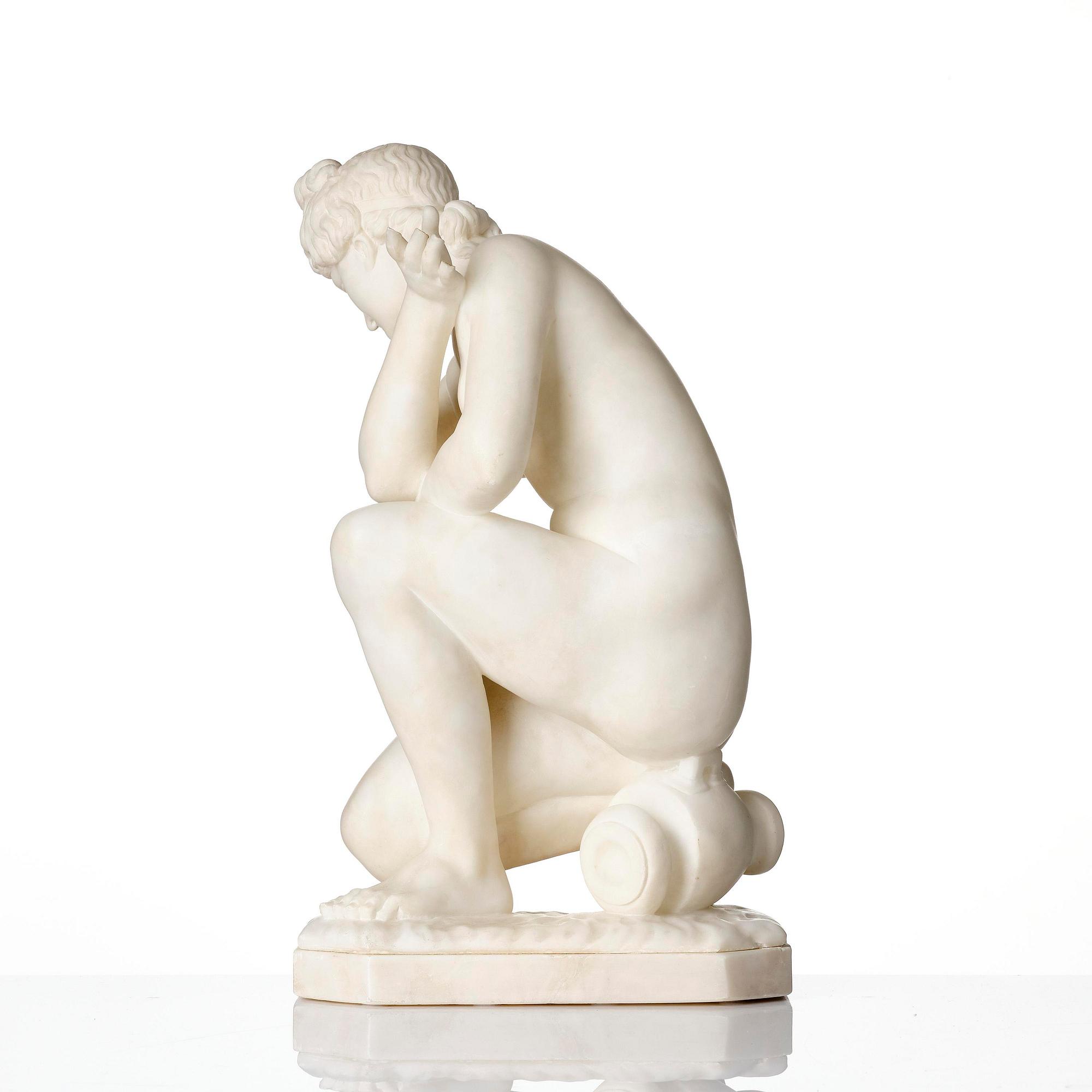 "Crouching Venus", presumably Italy, late 19th century.