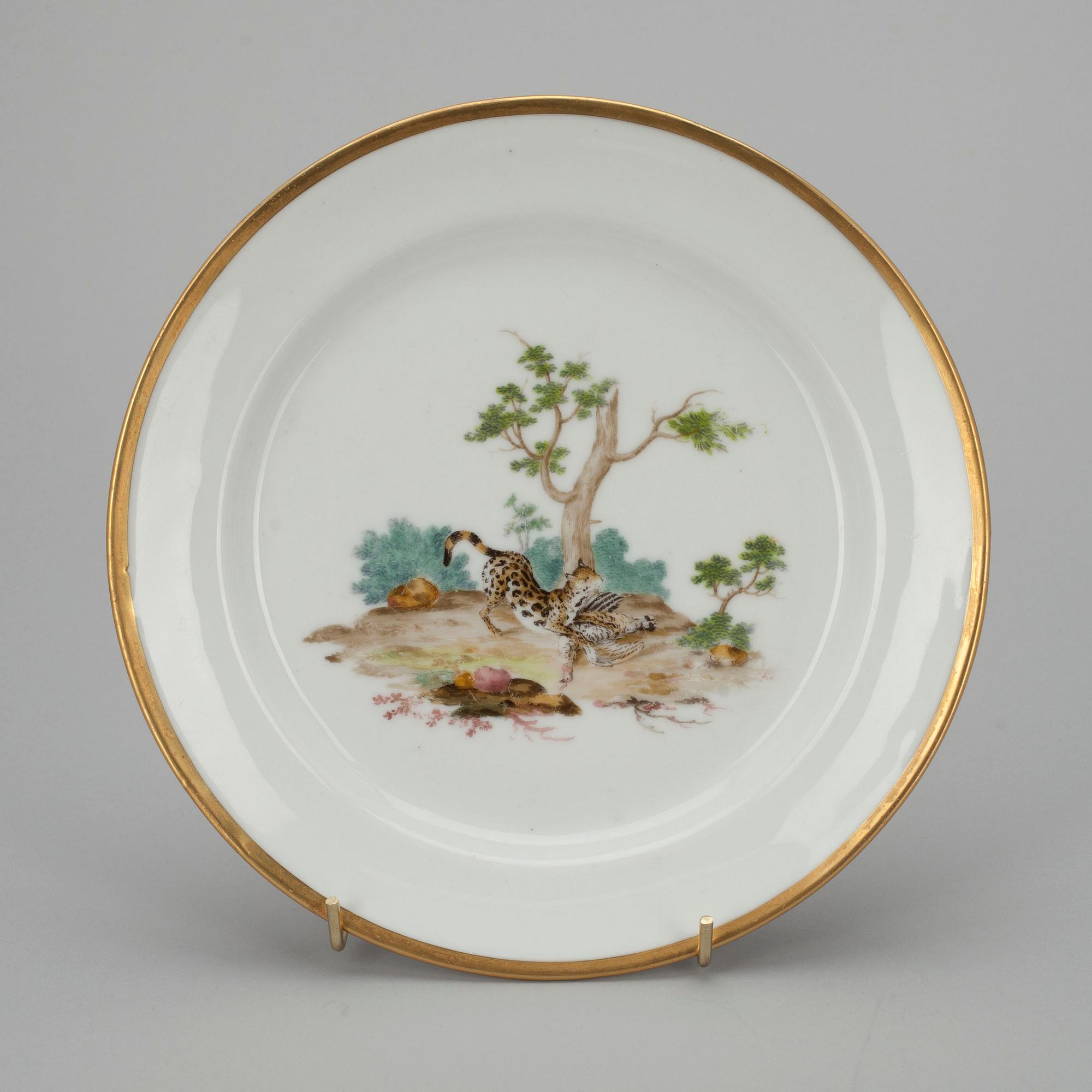 FAT, porslin, Ryssland, Kejserliga proslinsfabriken 1762-96.