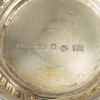 Ten Swedish silver beakers, mark of KG Markströms, Uppsala 1901-1908.