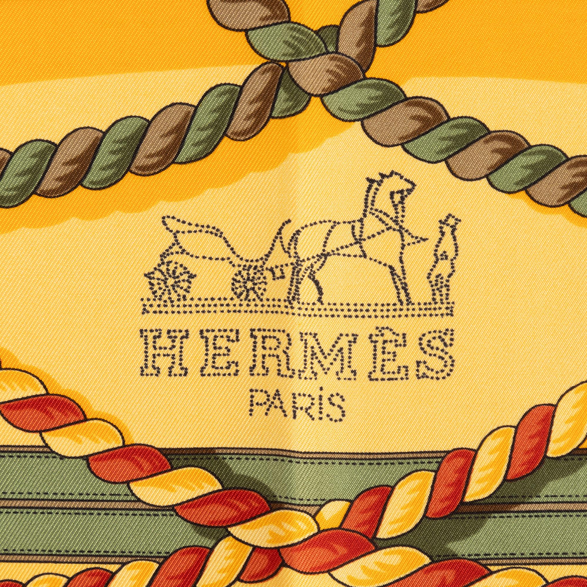 Hermès, scarf "Grand tenue".