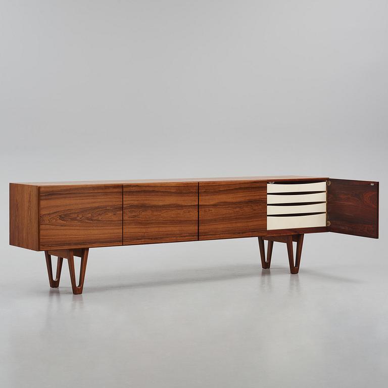 Ib Kofod-Larsen, a rosewood veneered sideboard model "501" from the "Ib 500" series, Seffle Möbelfabrik, Sweden, 1960s.