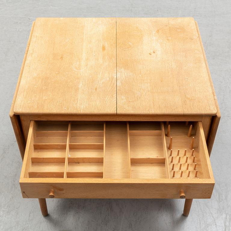 HANS J WEGNER, a sewing table for Andreas Tuck, Denmark, second half of the 20th century.