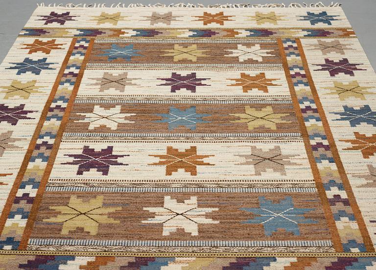 Märta Måås-Fjetterström, Matto, "Höstmattan", flat weave, ca 307,5-309 x 200-202 cm, signed AB MMF.