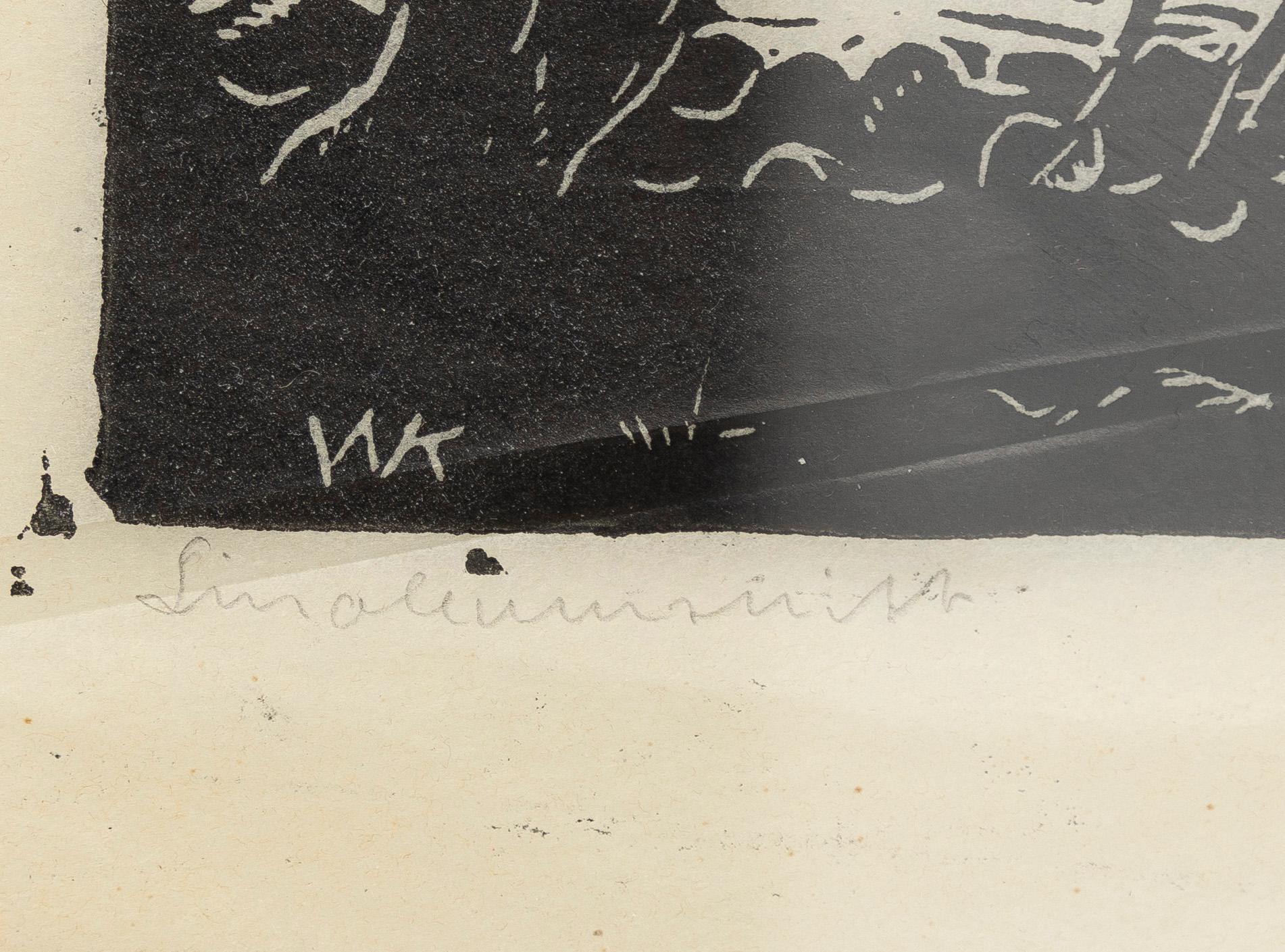 Wilhelm Kåge, Four linoleum cuts.