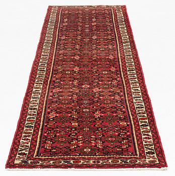 A Hosenabad runner, approximately 322 x 81 cm.