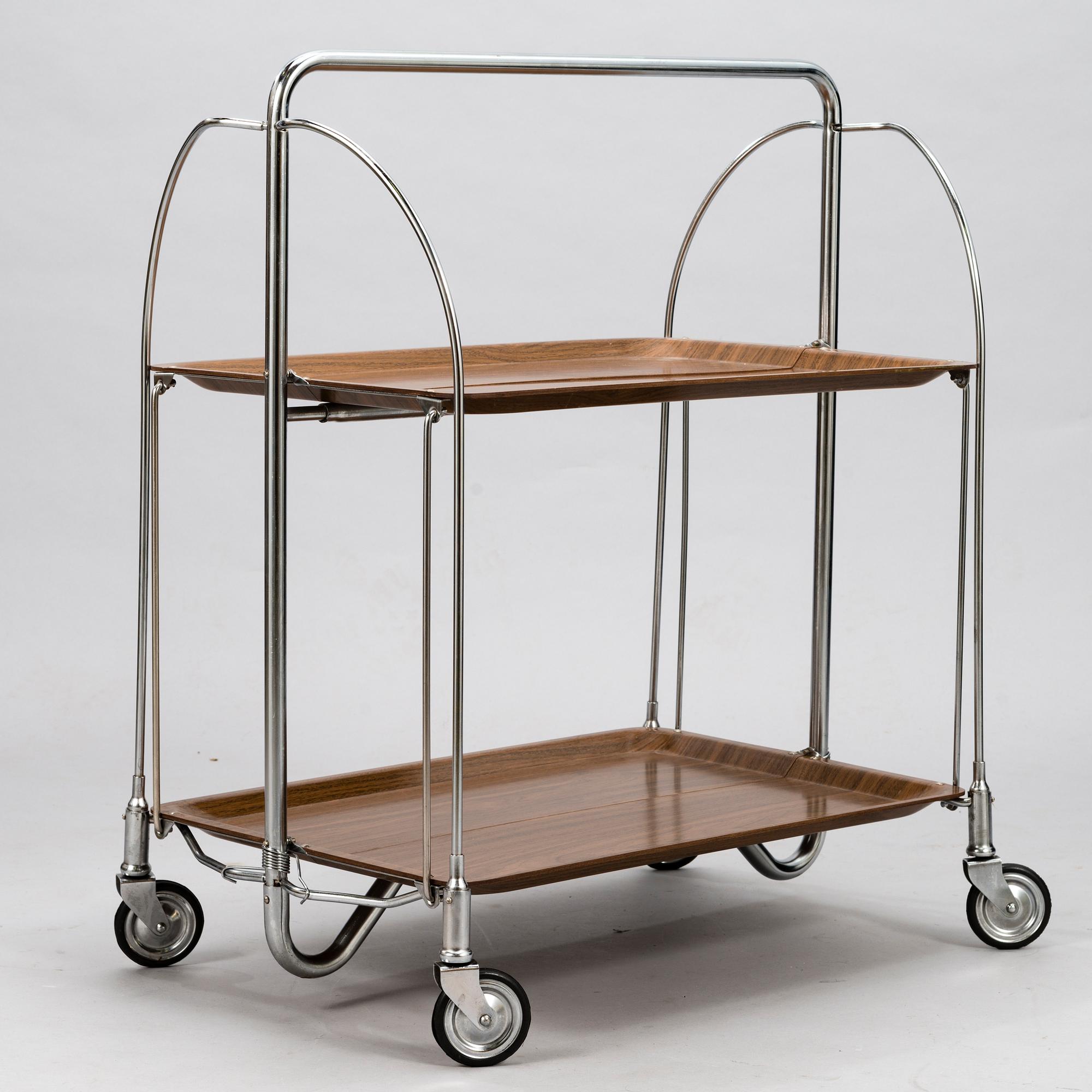 A mid 20th century tea trolley.