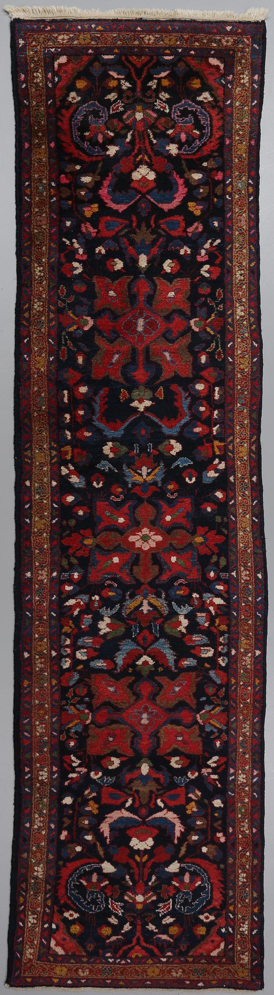 GALLERIMATTA, orientalisk, 306 x 78 cm, old.