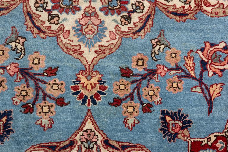 Rug, Meshed, Old, approx. 270 x 202 cm.