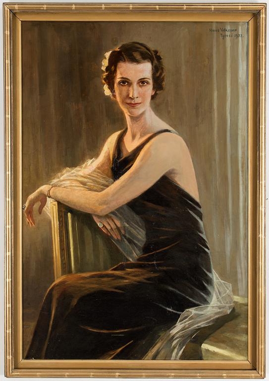 Hans Volkmer, an oil on canvas. Signed and dated 1933.