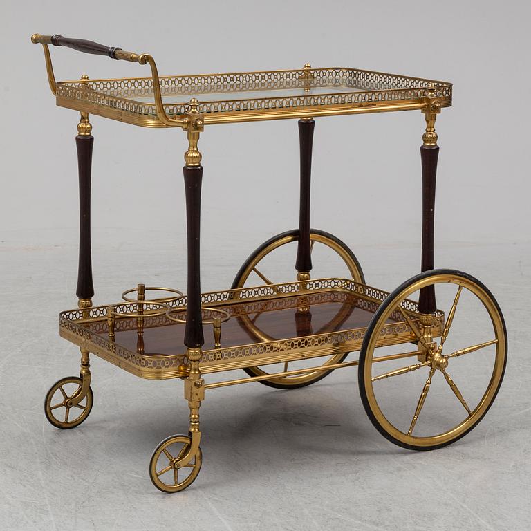 A second half of the 20th Century drink trolley.