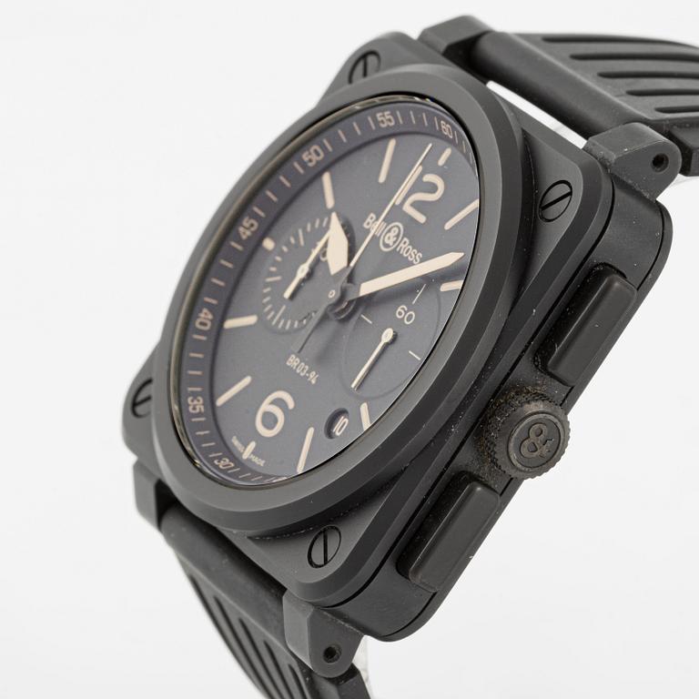 Bell & Ross, BR 03-94, Heritage Ceramic, kronograf, armbandsur, 42 mm.