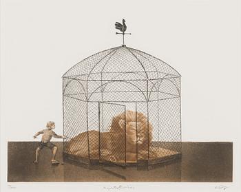 Esa Riippa, etsning och akvatint, signerad och numrerad IV/XXV.