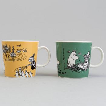MUMINMUGGAR 2 st, Arabia, "Moomin Characters", 1990-tal.