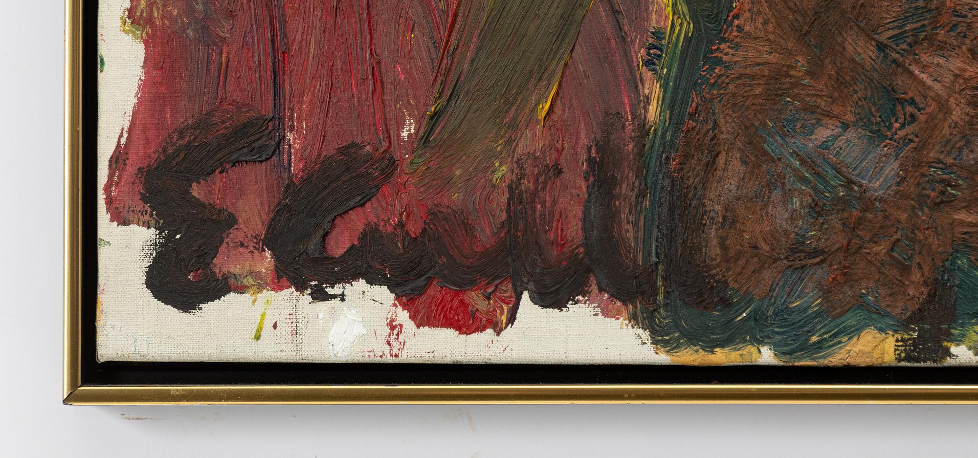 Erland Cullberg, Figure against green.